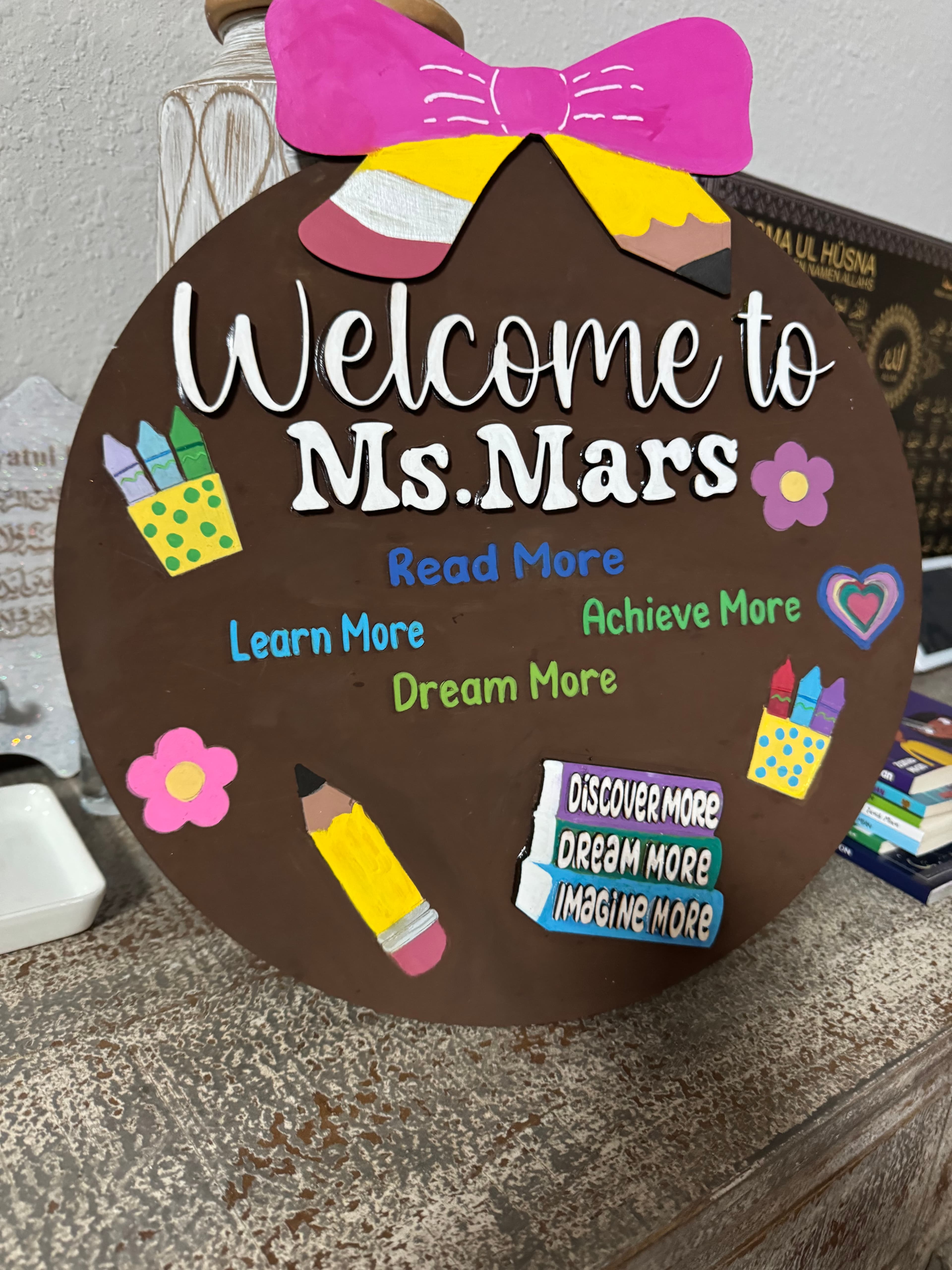 Personalized Classroom Door Sign | Custom Teacher Name Sign | Back to School Classroom Decor 2