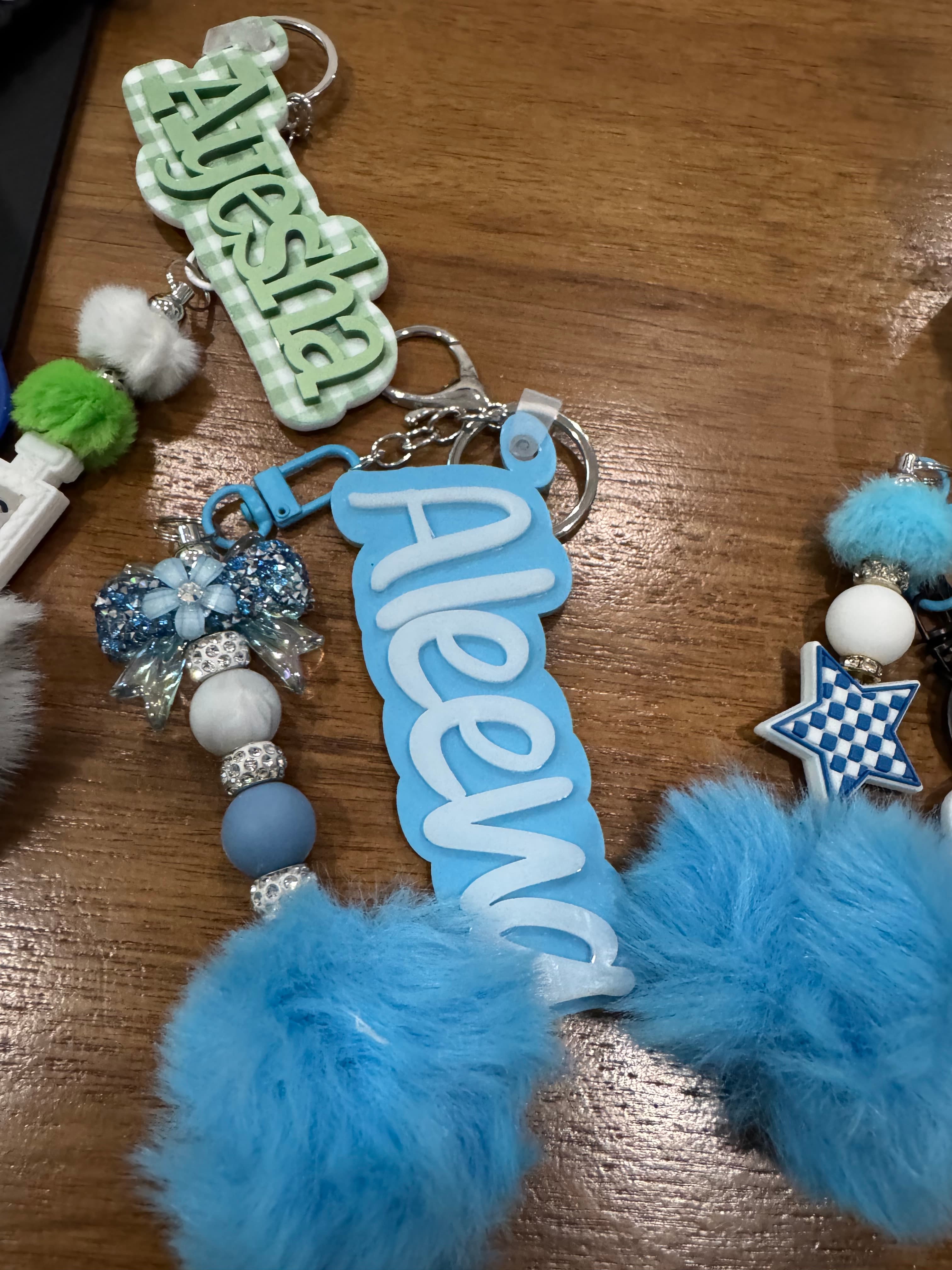 Personalized Name Keychain | Custom Acrylic Bag Charm | Backpack Tag | Purse Charm | Kids Gift 3