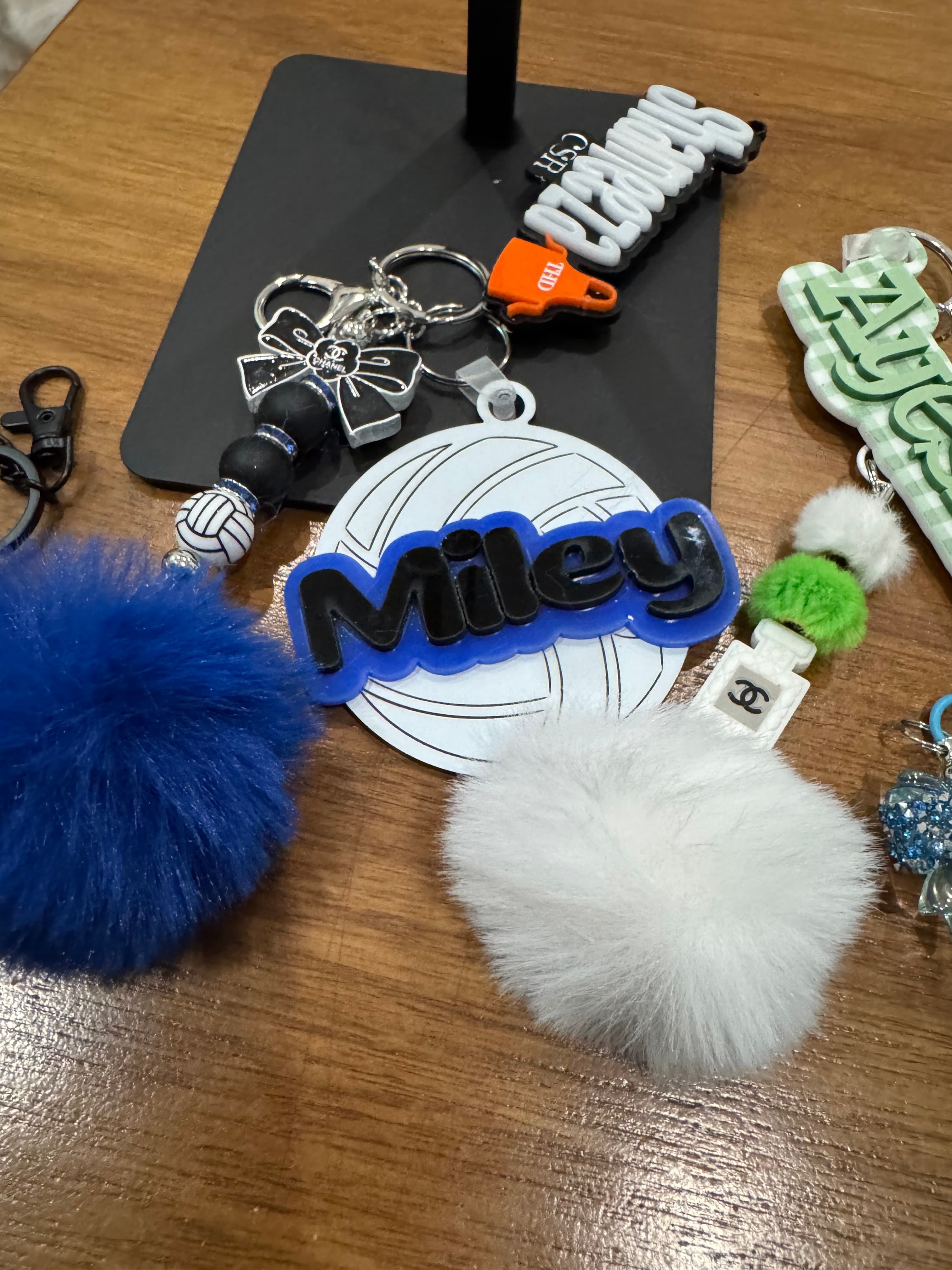 Personalized Name Keychain | Custom Acrylic Bag Charm | Backpack Tag | Purse Charm | Kids Gift 5