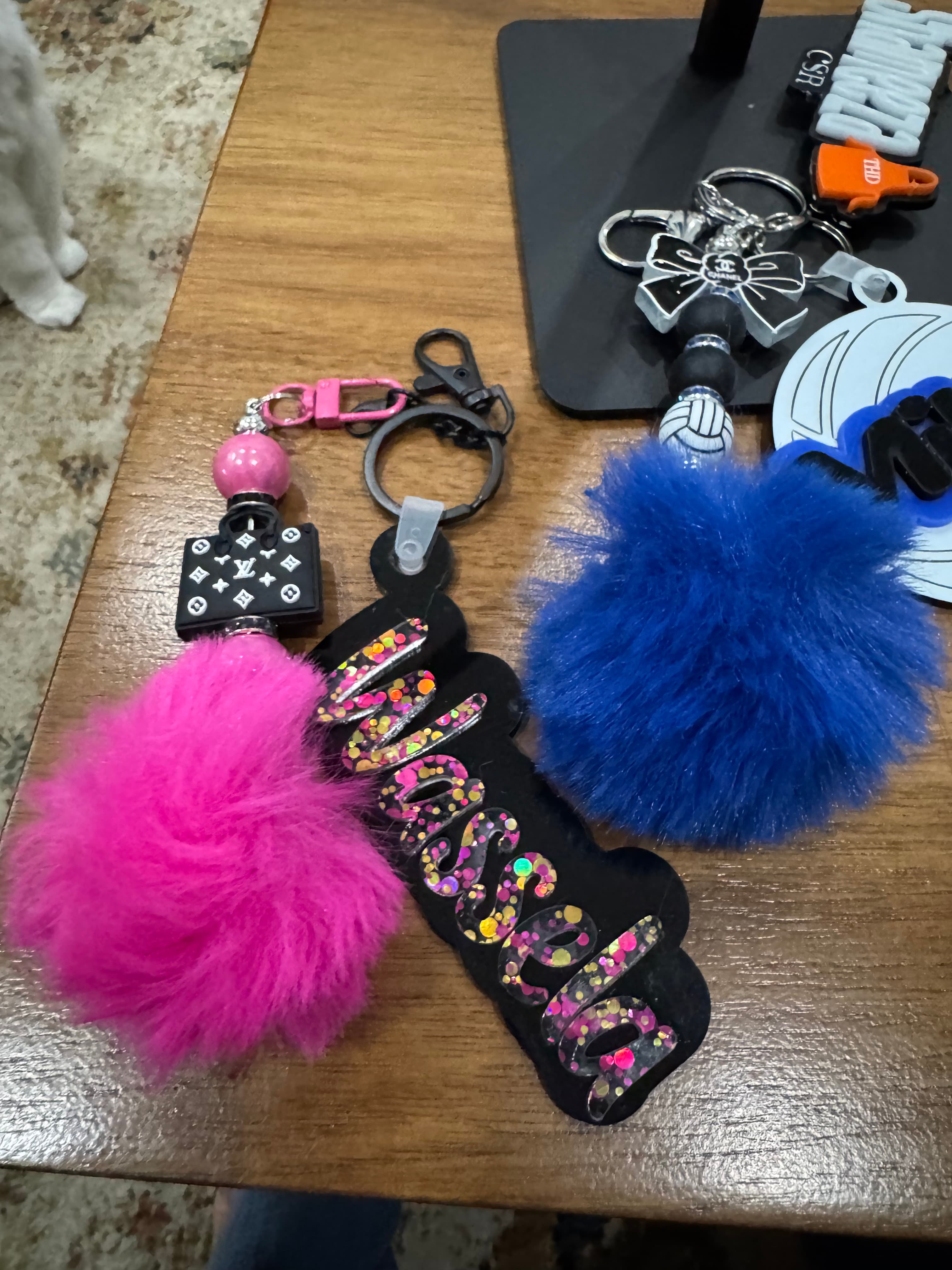 Personalized Name Keychain | Custom Acrylic Bag Charm | Backpack Tag | Purse Charm | Kids Gift 6